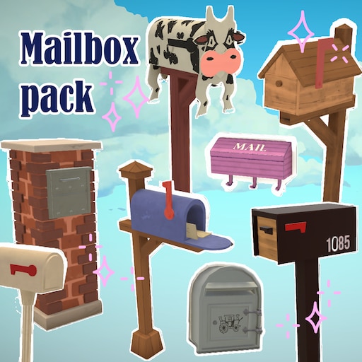 Mailbox Pack CC — Paralives Objects mod preview by Maru